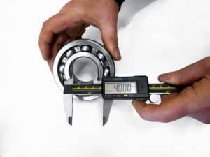 Measure a ball bearings