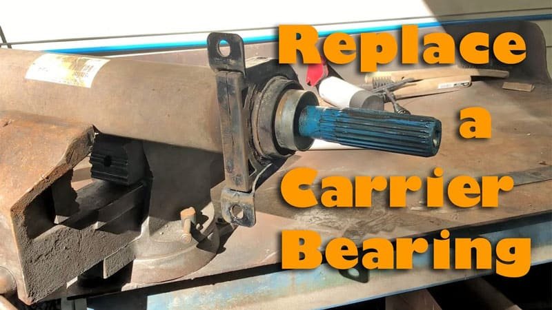Solutions to address driveshaft carrier bearing noise
