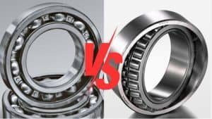 Ball vs. roller bearing