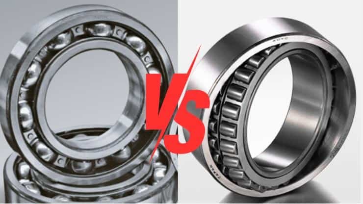 Ball vs. roller bearing