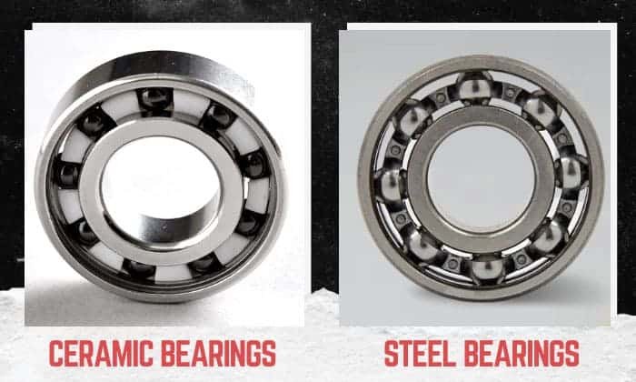 Skateboard ceramic bearing steel bearing