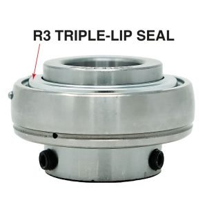 triple lip bearing seal