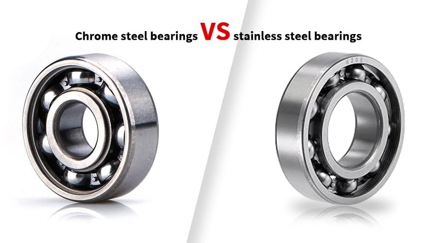 chrome steel vs stainless steel bearings