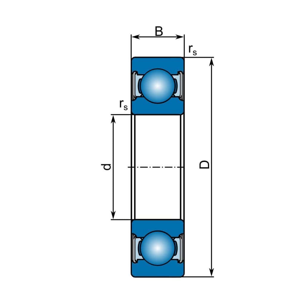 6211 bearing size