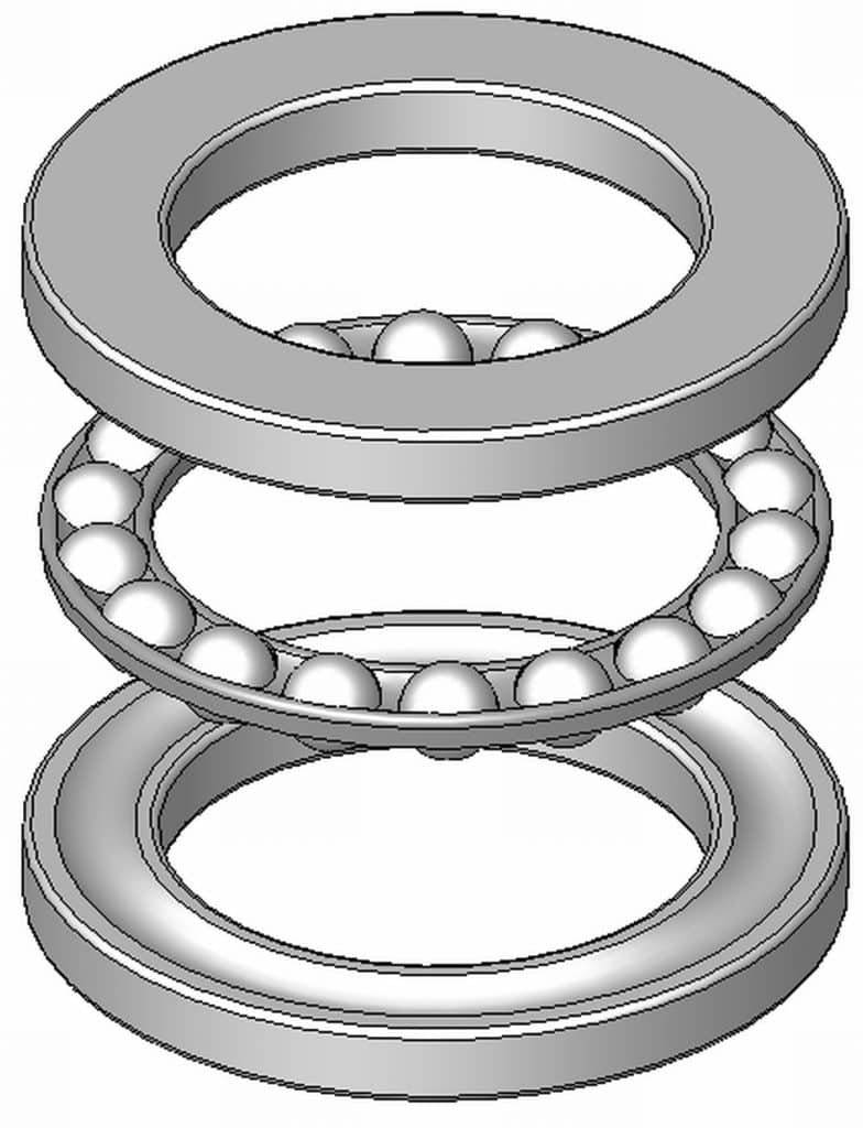 thrust bearing components