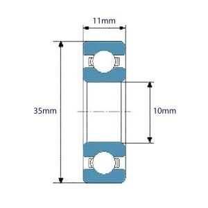 6300 bearing dimensions