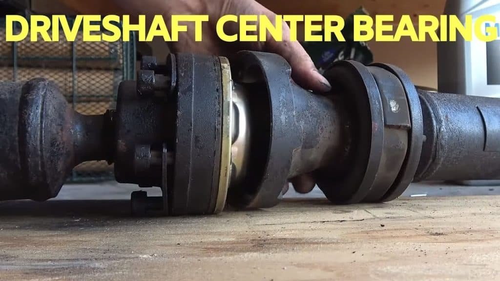 driveshaft carrier bearing noise