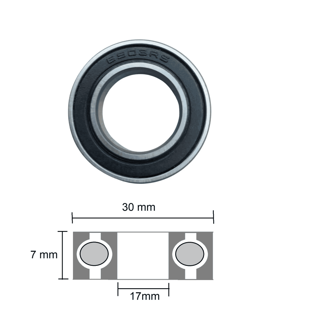 6903 bearing size