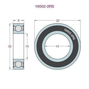 16002 bearing dimensions
